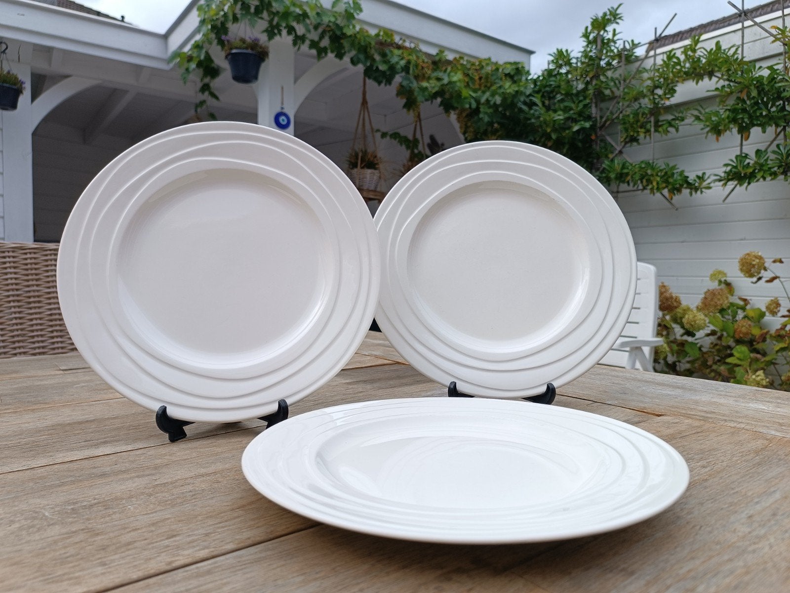 3x Jamie Oliver Waves Diner Borden 27 cm, Huis en Inrichting, Overige merken, Keramiek, Ophalen of Verzenden, Zo goed als nieuw