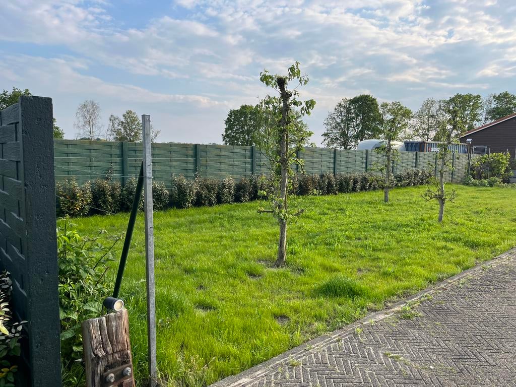 35 meter Betonnen schutting, Tuin en Terras, Ophalen, Gebruikt, Overige materialen, Tuinhek