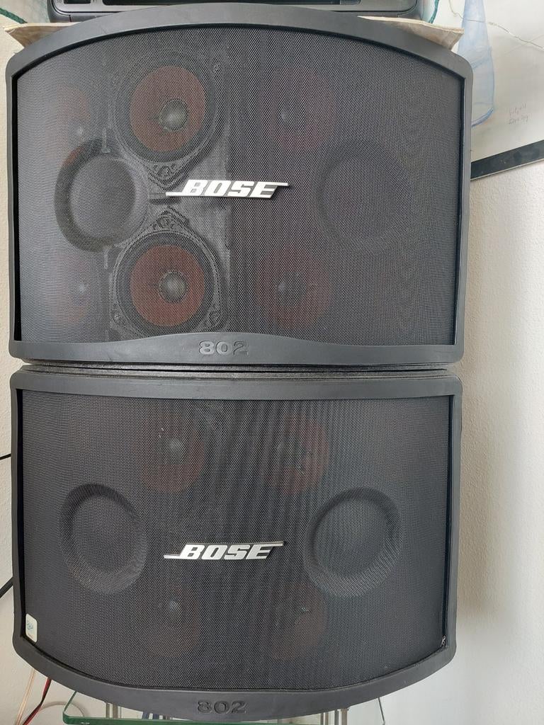 Bose 802 Serie 3 installatieset met stereo set en bekabeling, Audio, Tv en Foto, Luidsprekers, Ophalen of Verzenden, Zo goed als nieuw