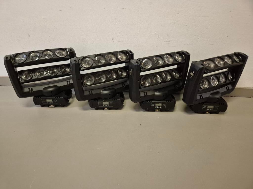 4x ADJ Crazy 8, Muziek en Instrumenten, Licht en Laser, Gebruikt, Licht, Ophalen of Verzenden