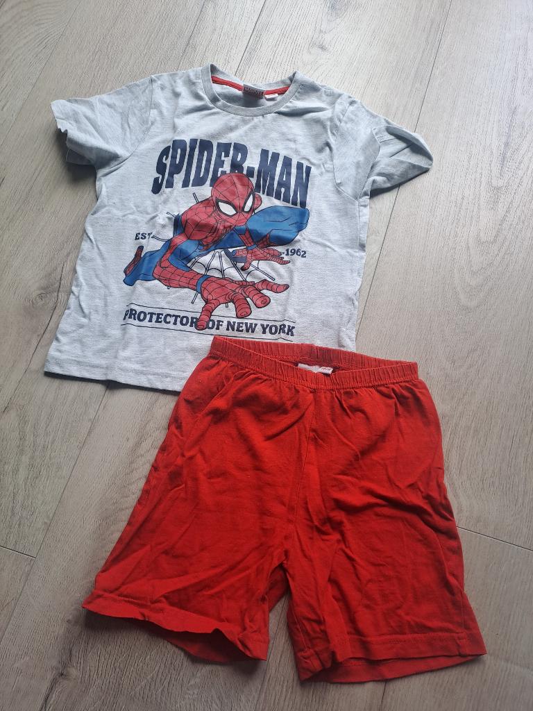 Spiderman pyjama maat 110 / 116, Ophalen of Verzenden, Gebruikt, Jongen, Nacht- of Onderkleding