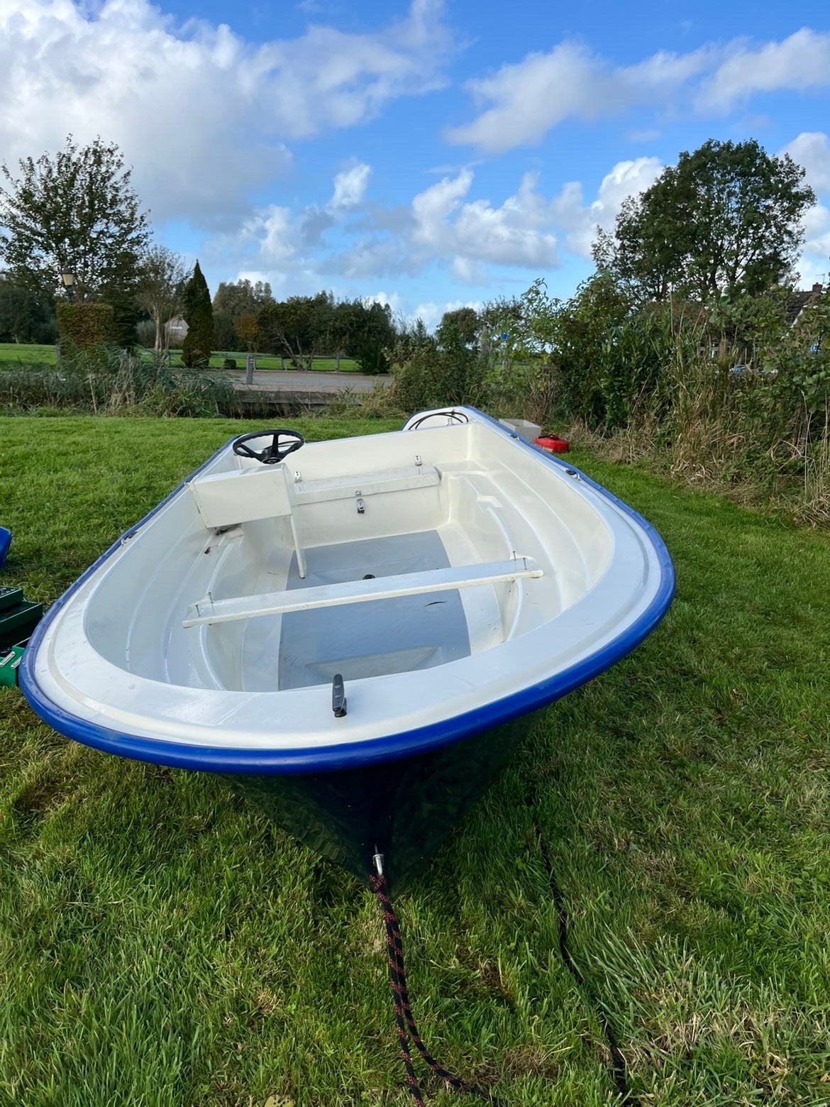 Polyster boot met 6pk yamaha, Ophalen, Zo goed als nieuw, Motor en Techniek, Motorboot