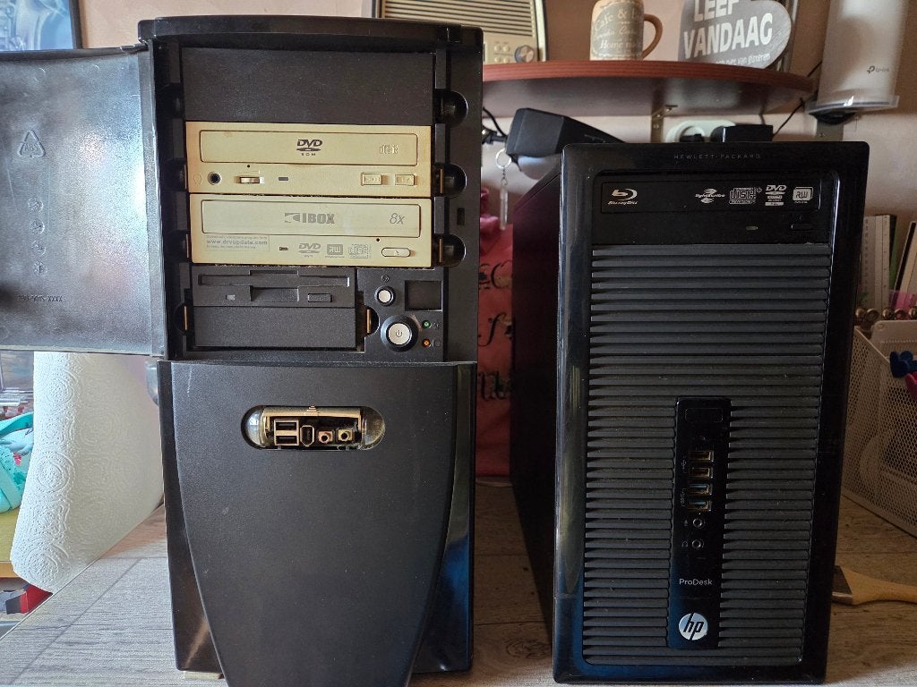 2x computer, Ophalen, Gebruikt
