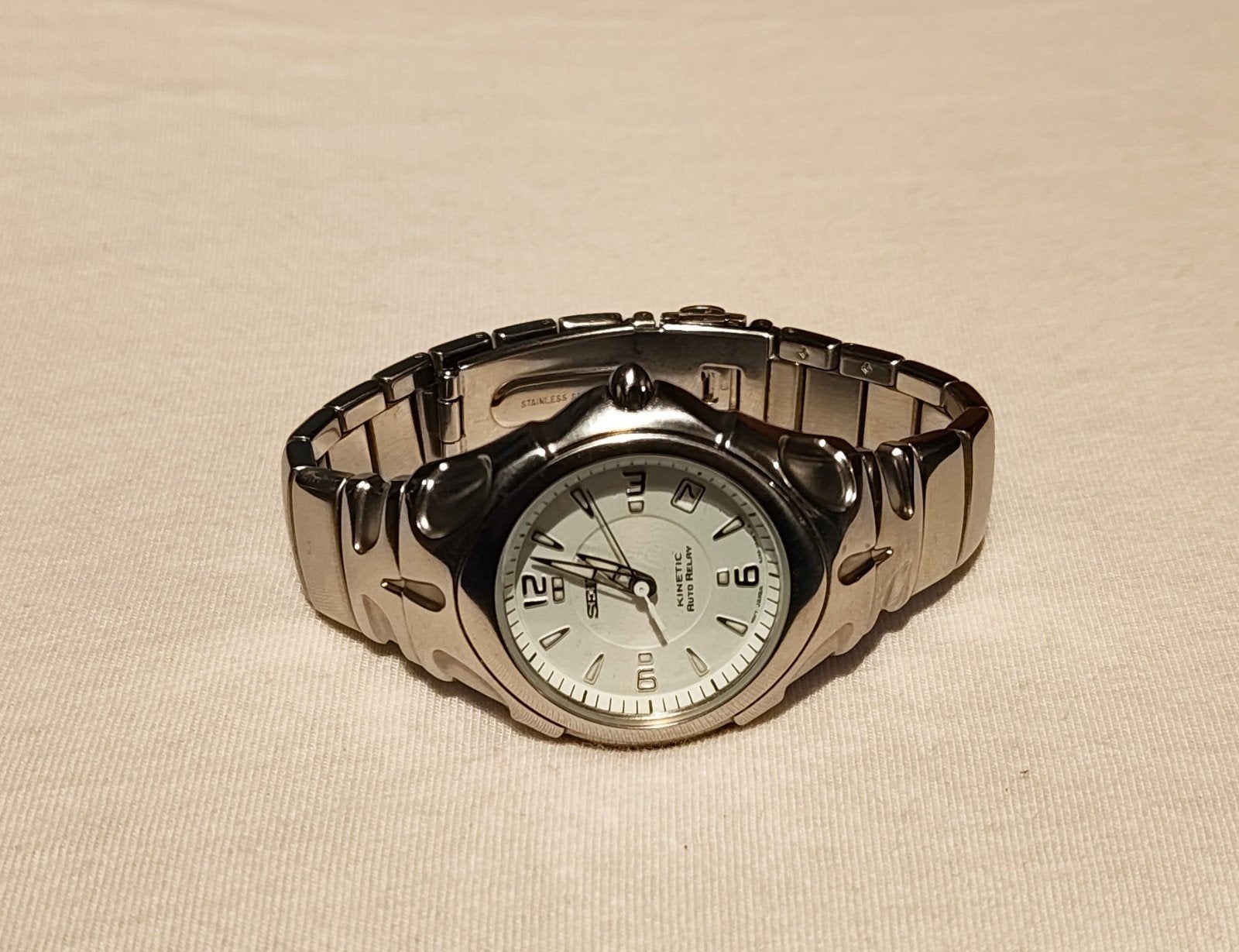 Seiko Kinetic 5J22-0A30 Auto Relay – 35 mm, Ophalen of Verzenden