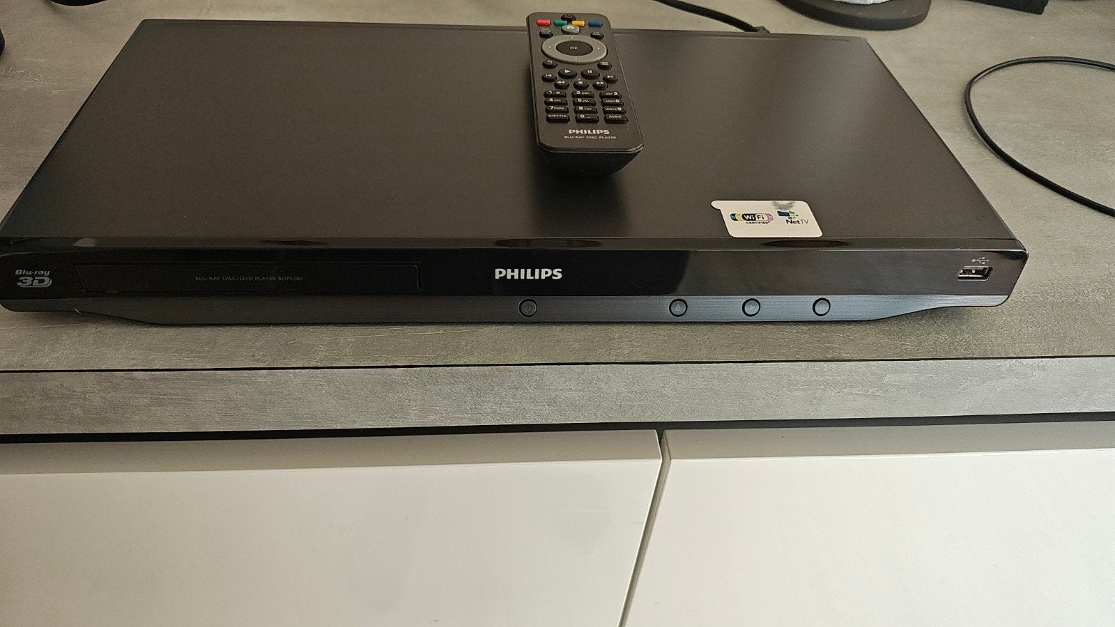 Philips BDP5200 Blu-ray speler met 3D en Wi-Fi, Ophalen of Verzenden, Gebruikt, Philips