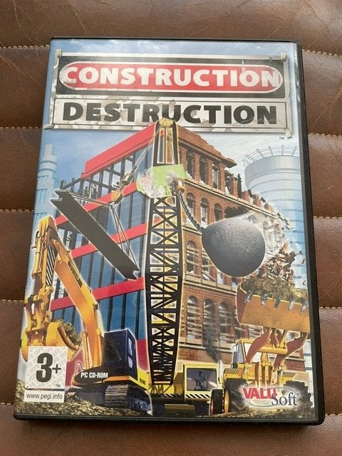 Construction Destruction PC CD-ROM Spel (Bouw en sloop), Gebruikt, 1 speler, Ophalen of Verzenden, Vanaf 3 jaar