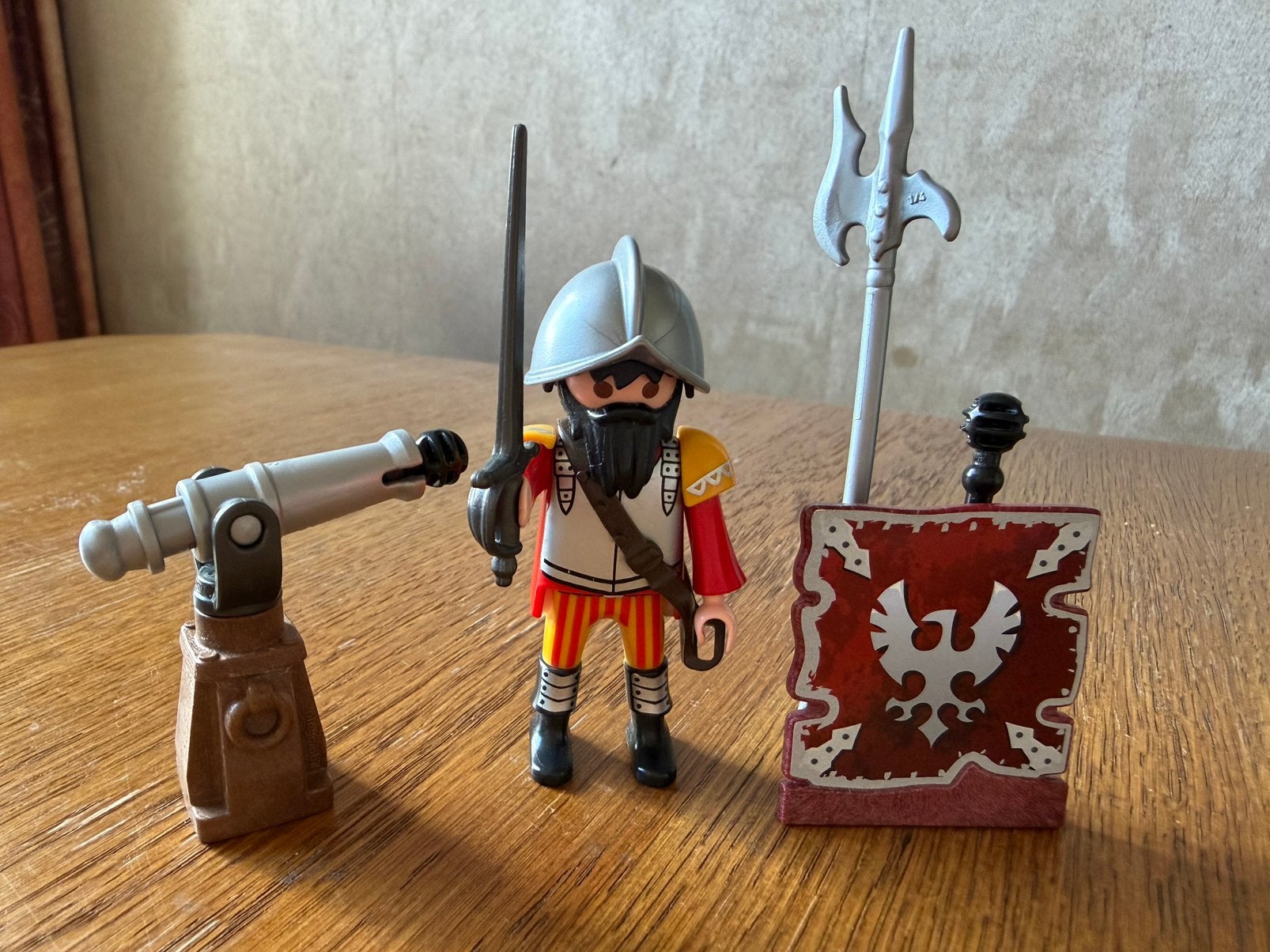 Playmobil 70086 ridder met kanon, Gebruikt, Complete set, Ophalen of Verzenden, Knights