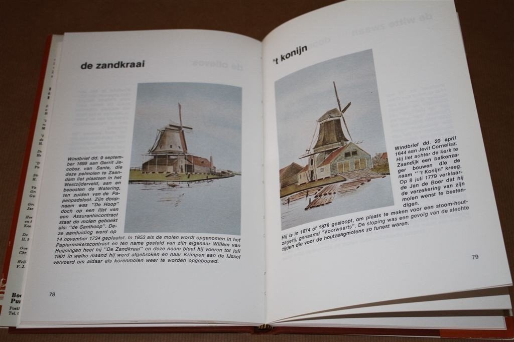 De Zaanse molen. H.P. Moelker., Ophalen of Verzenden, Nieuw
