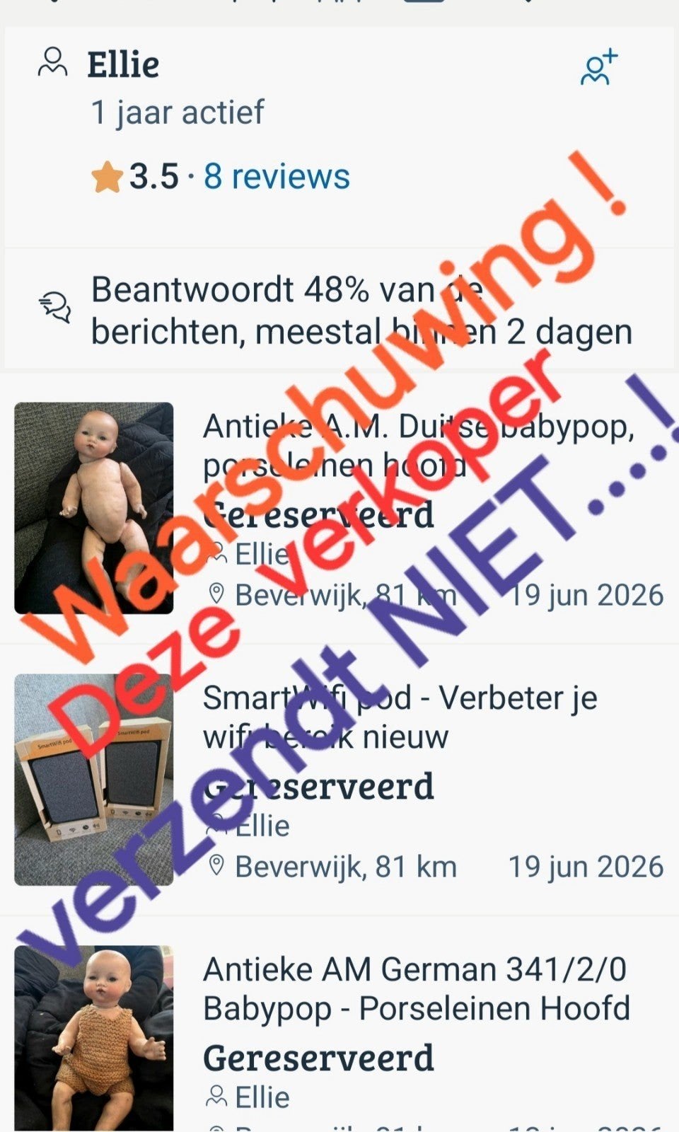 WiFi  pods versterkers Opgelet! Fraude!!, Computers en Software, WiFi-versterkers, Ophalen of Verzenden, Nieuw