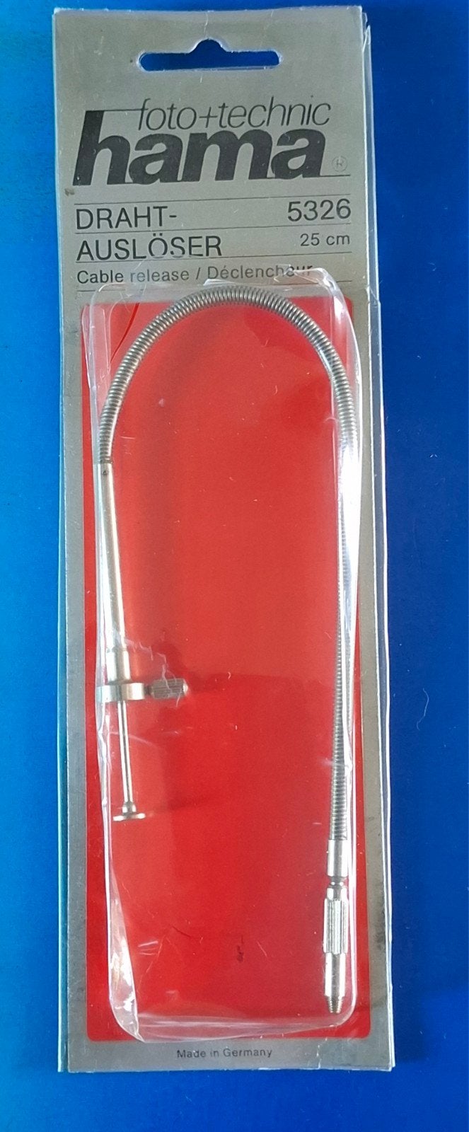 HAMA Drahtauslöser 5326.  Germany.  Ca 1975.  * Zie tekst., Ophalen, Zo goed als nieuw, Compact, Kodak