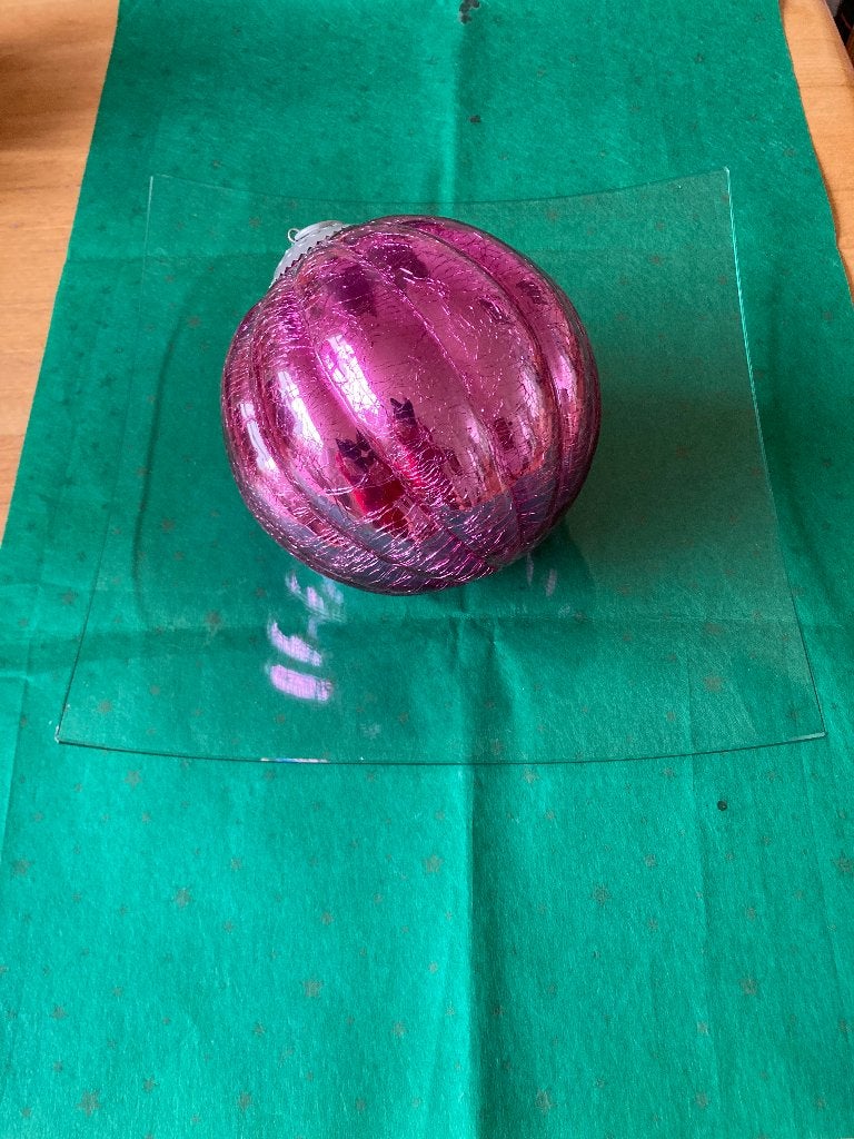 Kerstbal Zware rose kerstbal 700 gram Nieuw, Ophalen of Verzenden, Nieuw