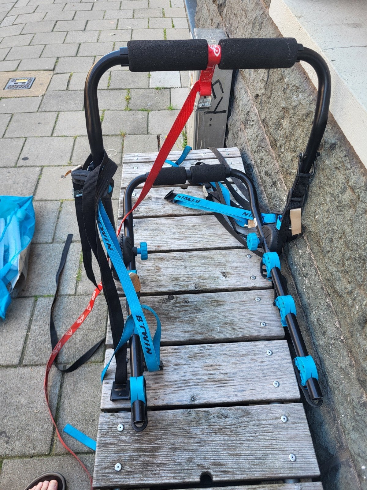 B'Twin Fietsendrager 300 voor 3 fietsen, Ophalen, Gebruikt