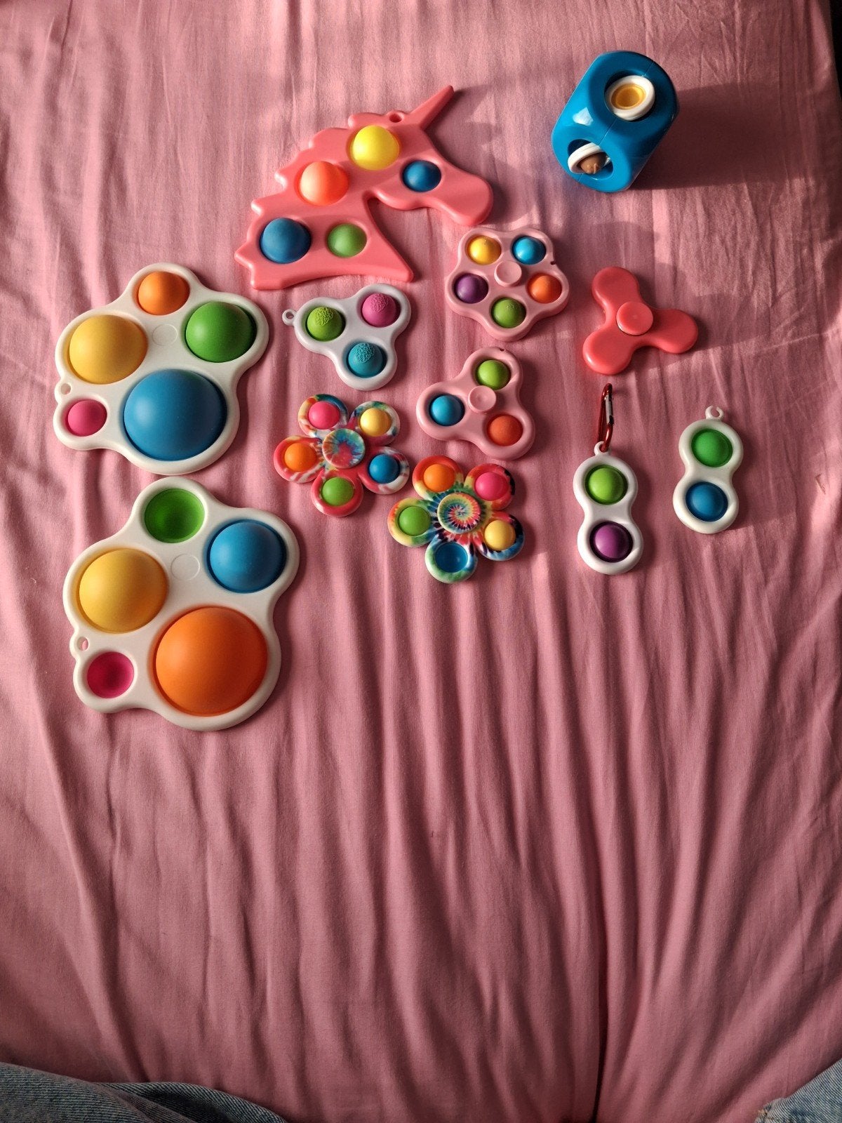Grote collectie Pop It en Fidget Toys, Ophalen, Gebruikt, Jongen of Meisje