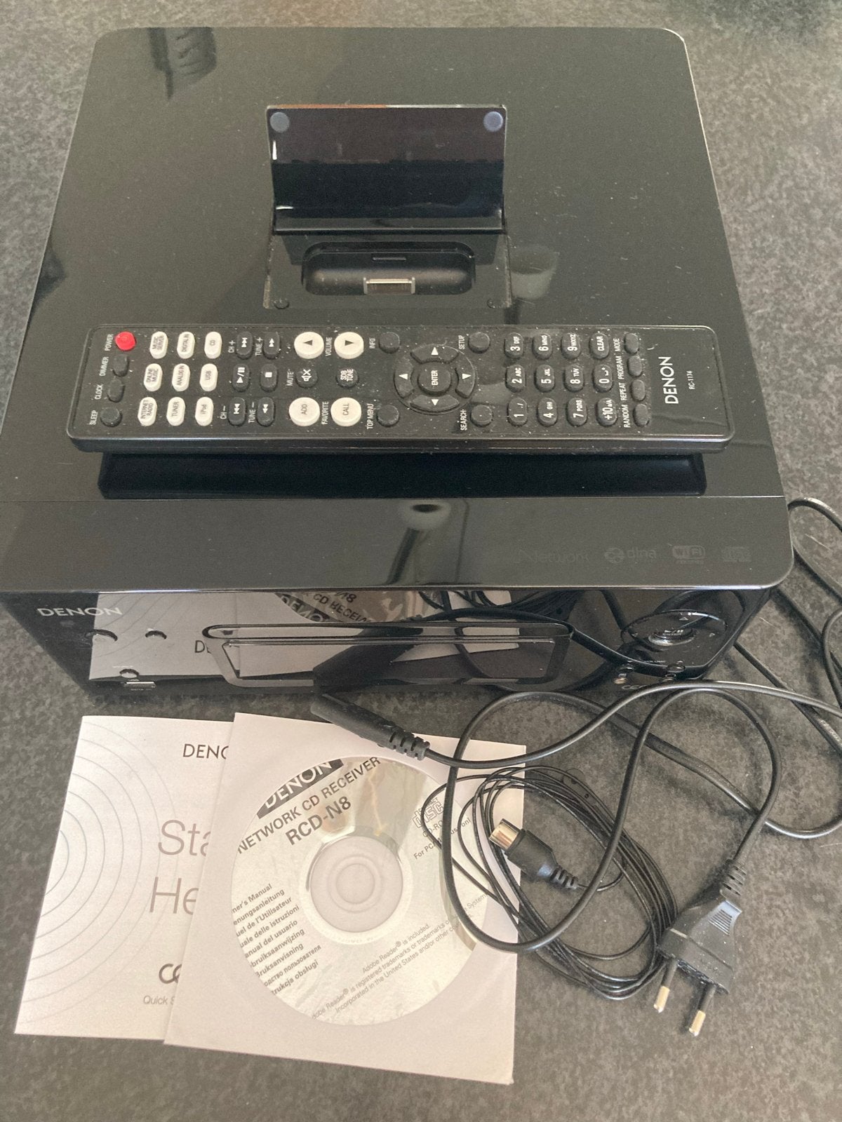Denon RCD-N8 CEOL Netwerk CD-Receiver, voeding(?) kapot, Ophalen, Denon, Microset, Niet werkend