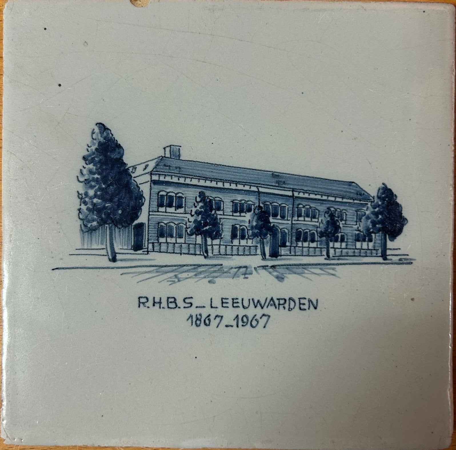 Oude verzamel tegel van Tichelaar/Makkum, Antiek en Kunst, Ophalen of Verzenden
