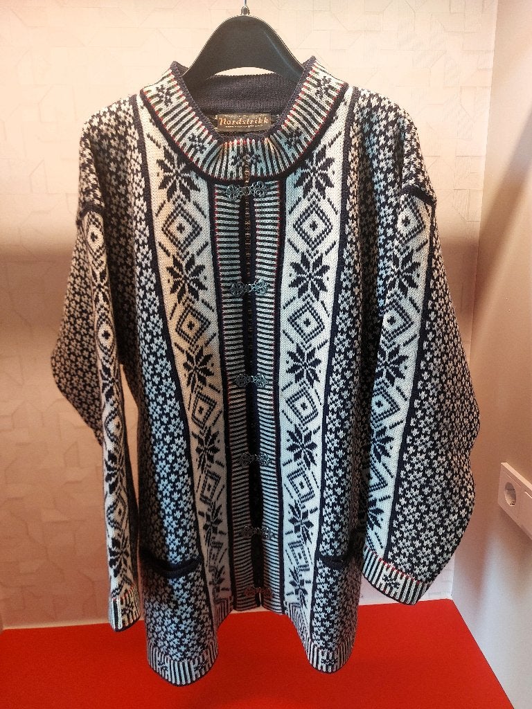 Noors wollen vest, Kleding | Dames, Truien en Vesten, Blauw, Maat 46/48 (XL) of groter, Ophalen of Verzenden, Zo goed als nieuw