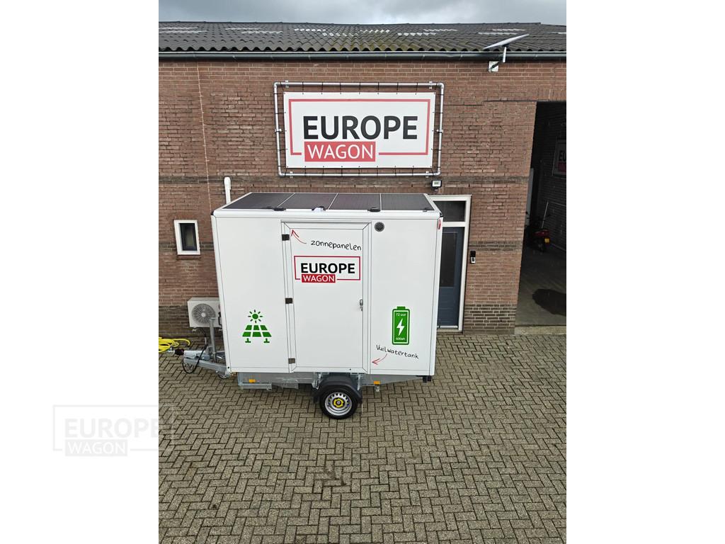 GLOBAL GL2800 VACUUM SOLAR zelfvoorzienende toiletwagen UNIE, Auto diversen, Aanhangers en Bagagewagens, Gebruikt