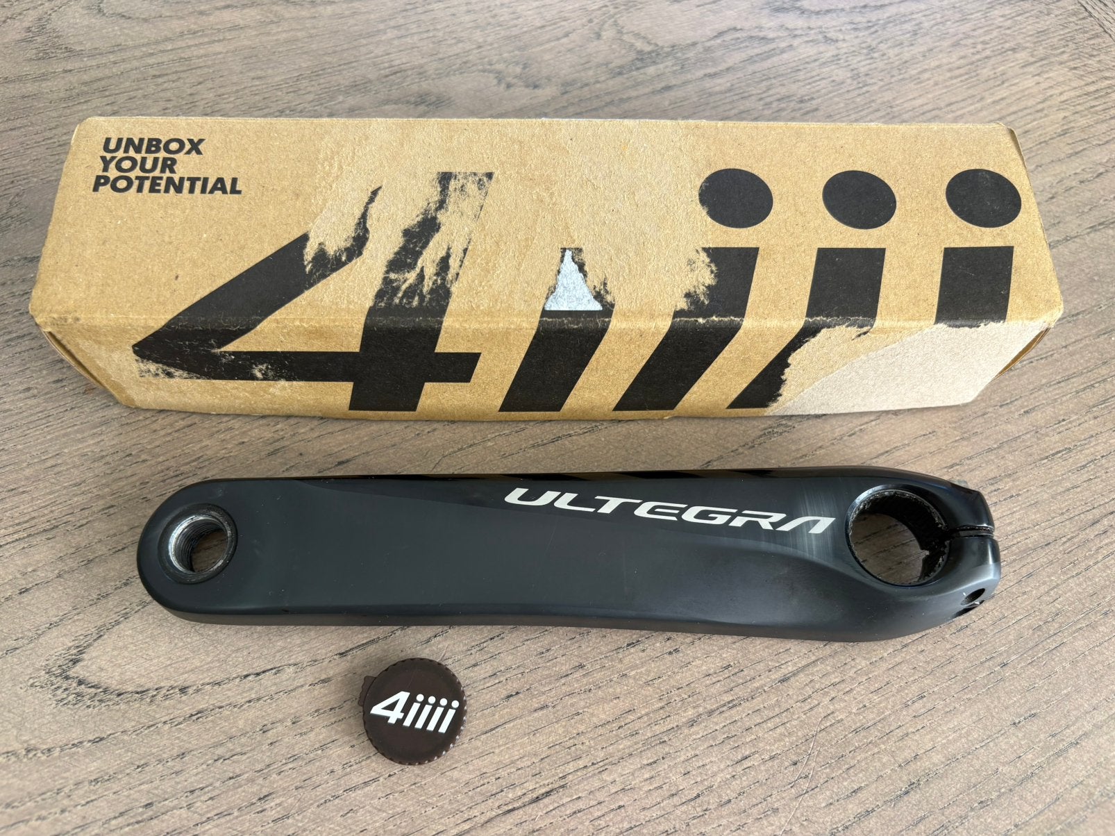 Shimano Ultegra 4iiii powermeter (175 mm), Fietsen en Brommers, Ophalen of Verzenden, Gebruikt, Gravelbike, Crankstel of Pedalen