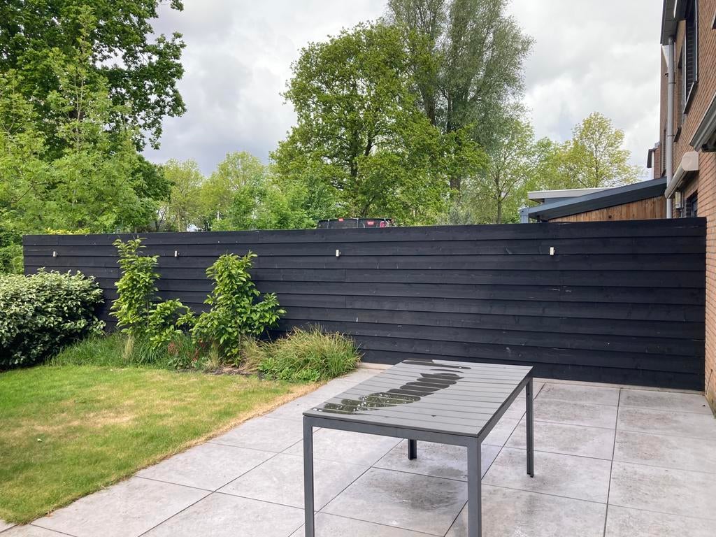 Schutting douglas zweed rabat zwart, Ophalen, 6 meter of meer, Hout, 1 tot 2 meter