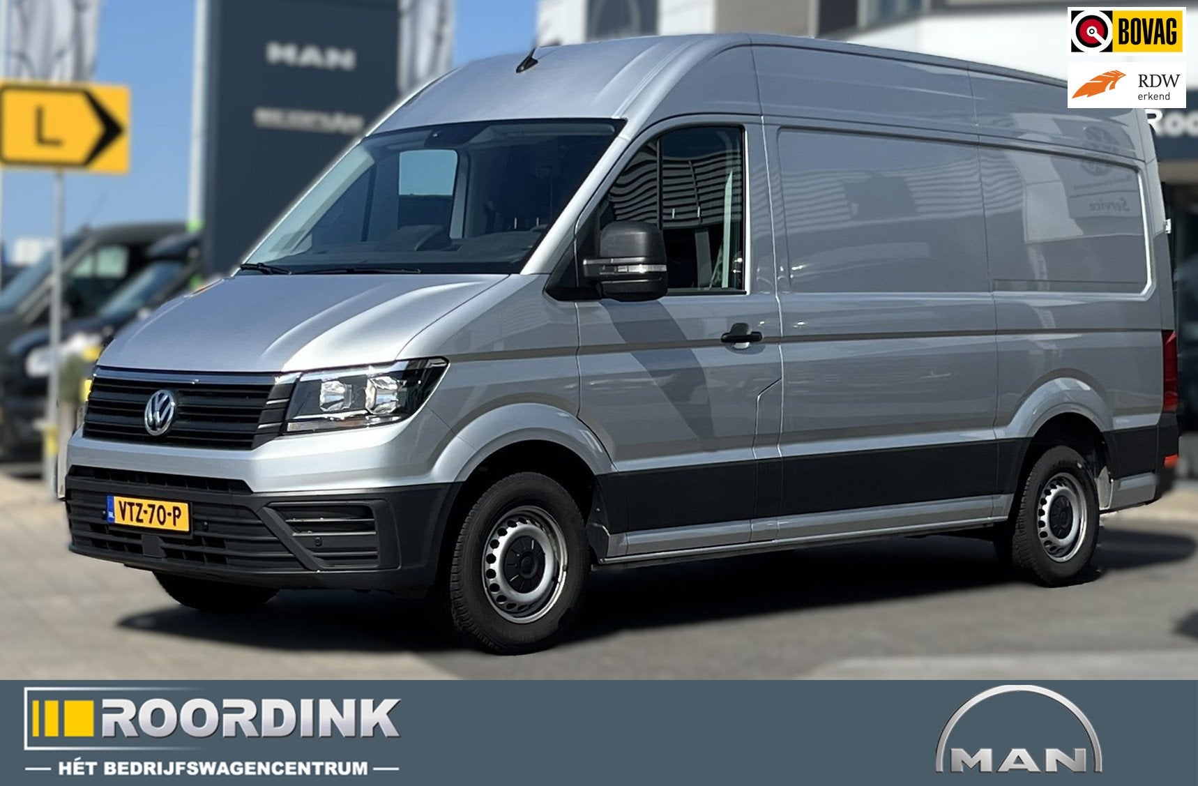 Volkswagen Crafter 35 2.0 TDI L3H3, Weinig kilometers Automa, Stof, Gebruikt, 4 cilinders, Volkswagen