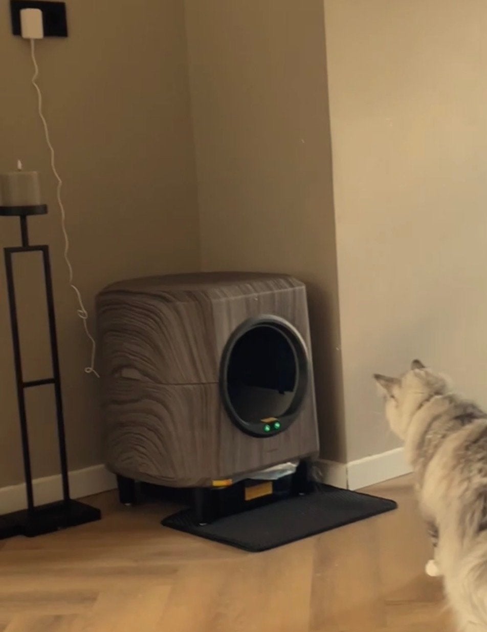 Automatische kattenbak pets pride, Dieren en Toebehoren, Ophalen, Zelfreinigend, Zo goed als nieuw, Open