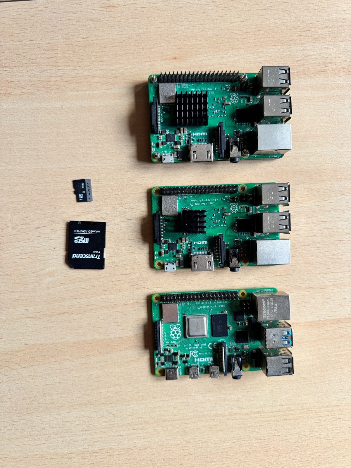 Raspberry Pi 3 B+ & Raspberry Pi 4 B, Computers en Software, Minder dan 4 GB, Minder dan 2 Ghz, Ophalen of Verzenden, Zo goed als nieuw