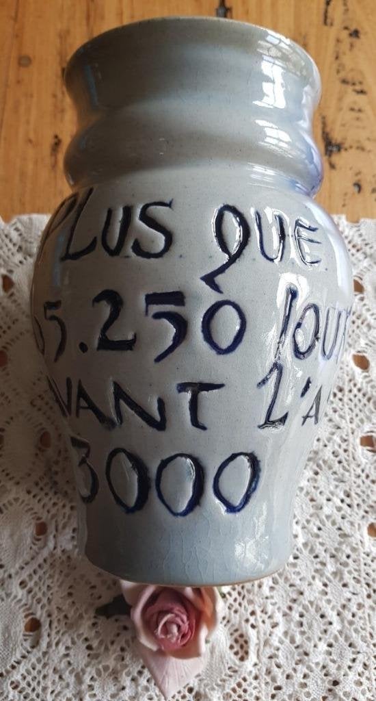 Franse gres pot, meer dan 365.250 dagen voor het jaar 3000, Ophalen of Verzenden