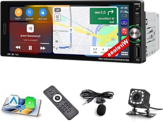 Carplay 1 Din Autoradio – Draadloze Radio, Corvance B.V., Verzenden, Nieuw, Corvancebol@gmail.com