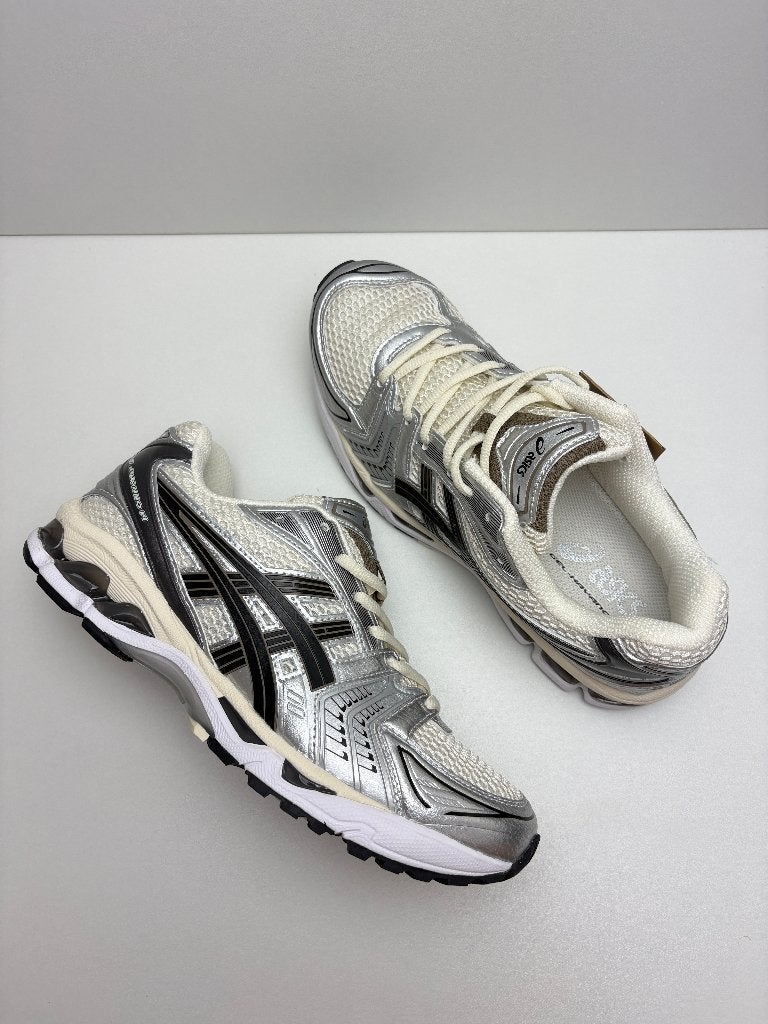 Asics Gel Kayano 14 Cream Black Maat 43, Verzenden, Wit, Nieuw, Sneakers of Gympen