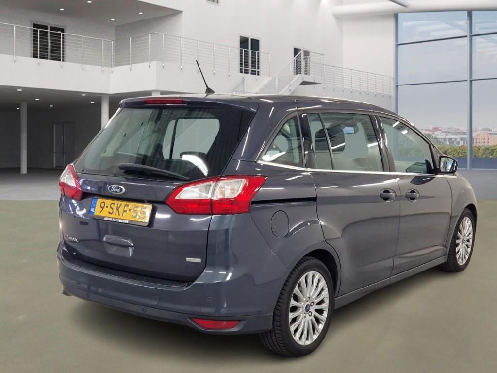 Ford Grand C-Max 1.0 Titanium 7PERS|NAVI|CAMERA|PSENSOR|CRUI, 125 pk, Gebruikt, 7 stoelen, Origineel Nederlands