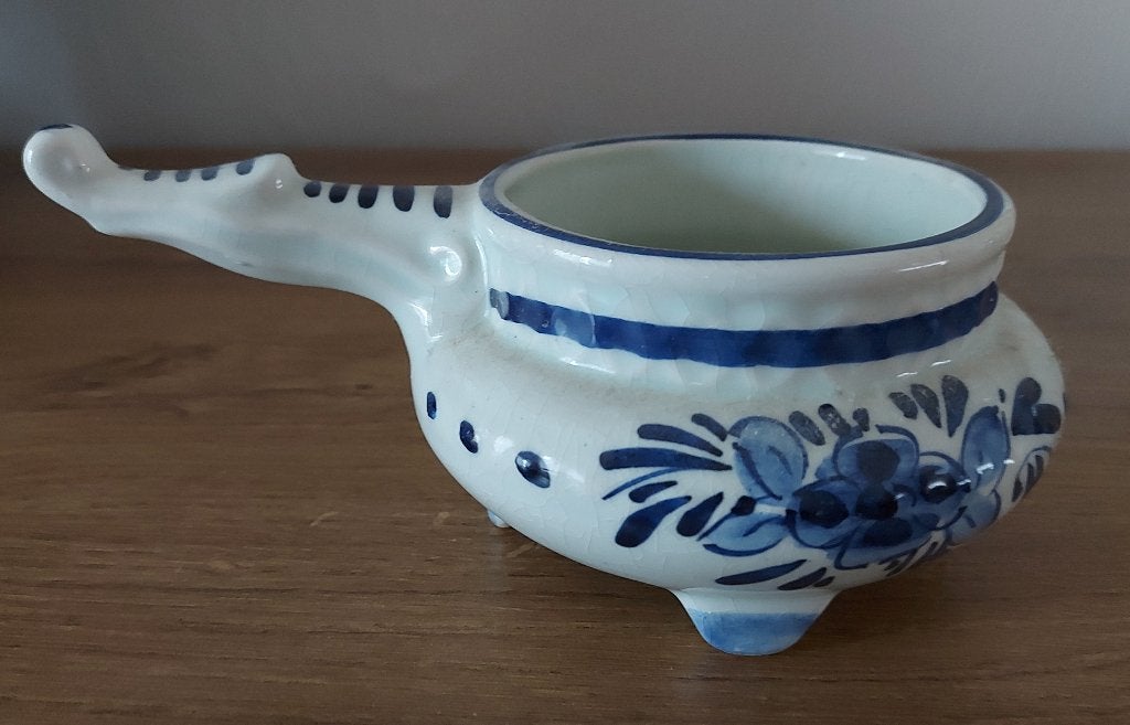Vintage Delfts Blauwe Pijpenasbak (Handpainted Holland), Antiek en Kunst, Ophalen