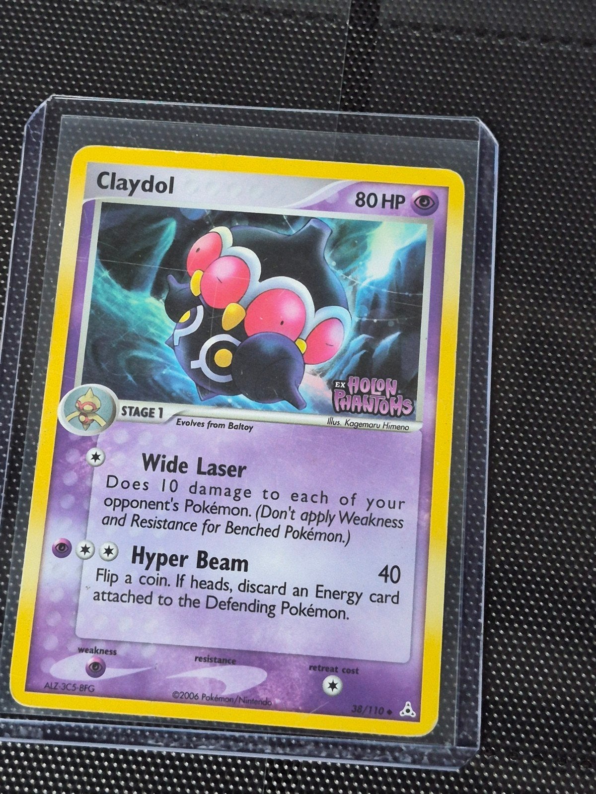 Claydol 38/110 Holon Phantoms Pokémon Kaart, Ophalen of Verzenden, Gebruikt, Losse kaart