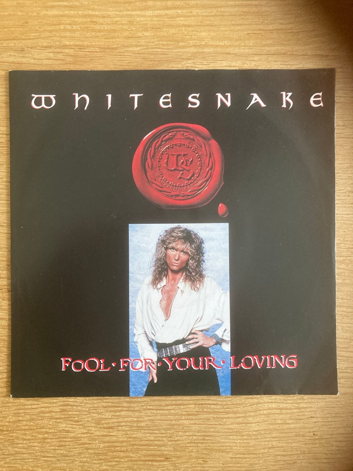 Whitesnake - Fool For Your Loving (Single Version) Vinyl, Ophalen, Gebruikt, Originele persing, 7 inch