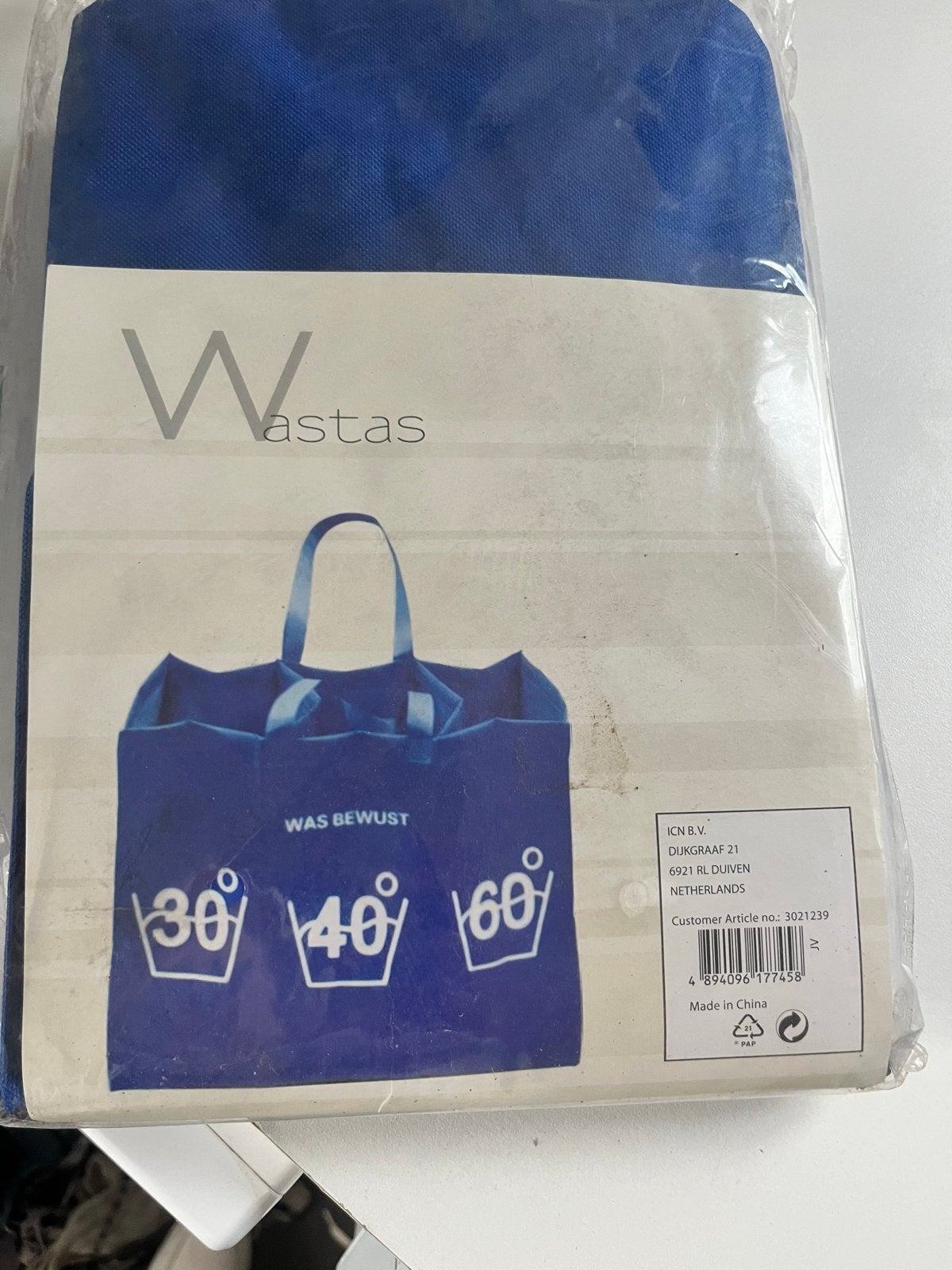 Wastas Waszak - Was Bewust - Blauw, Ophalen of Verzenden, Nieuw