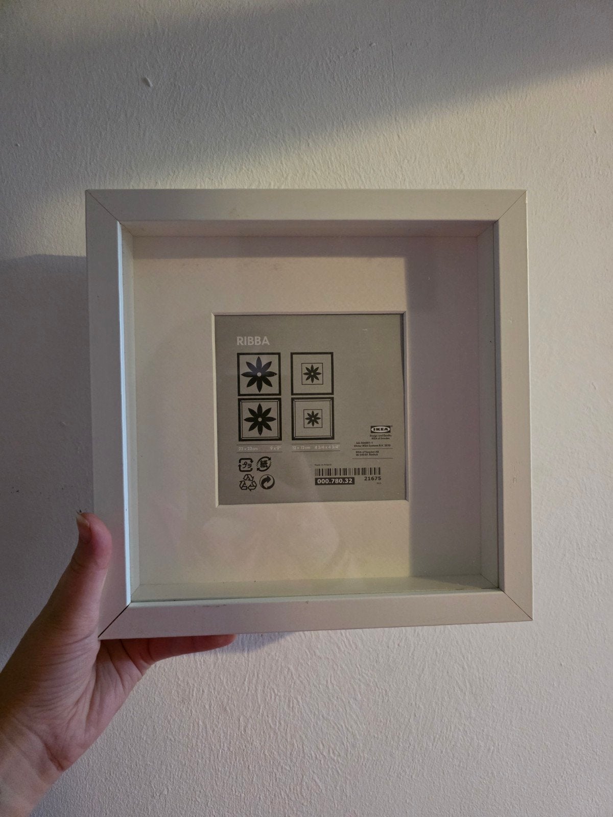 6x Ikea ribba lijst 23x23, Ophalen of Verzenden, Gebruikt, Wit