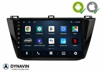 Apple carplay Navigatie Volkswagen Tiguan 2019 Android 16, Nieuw, Dynavin, Verkoop@inbouwnavigatie.com, Oberonweg 262