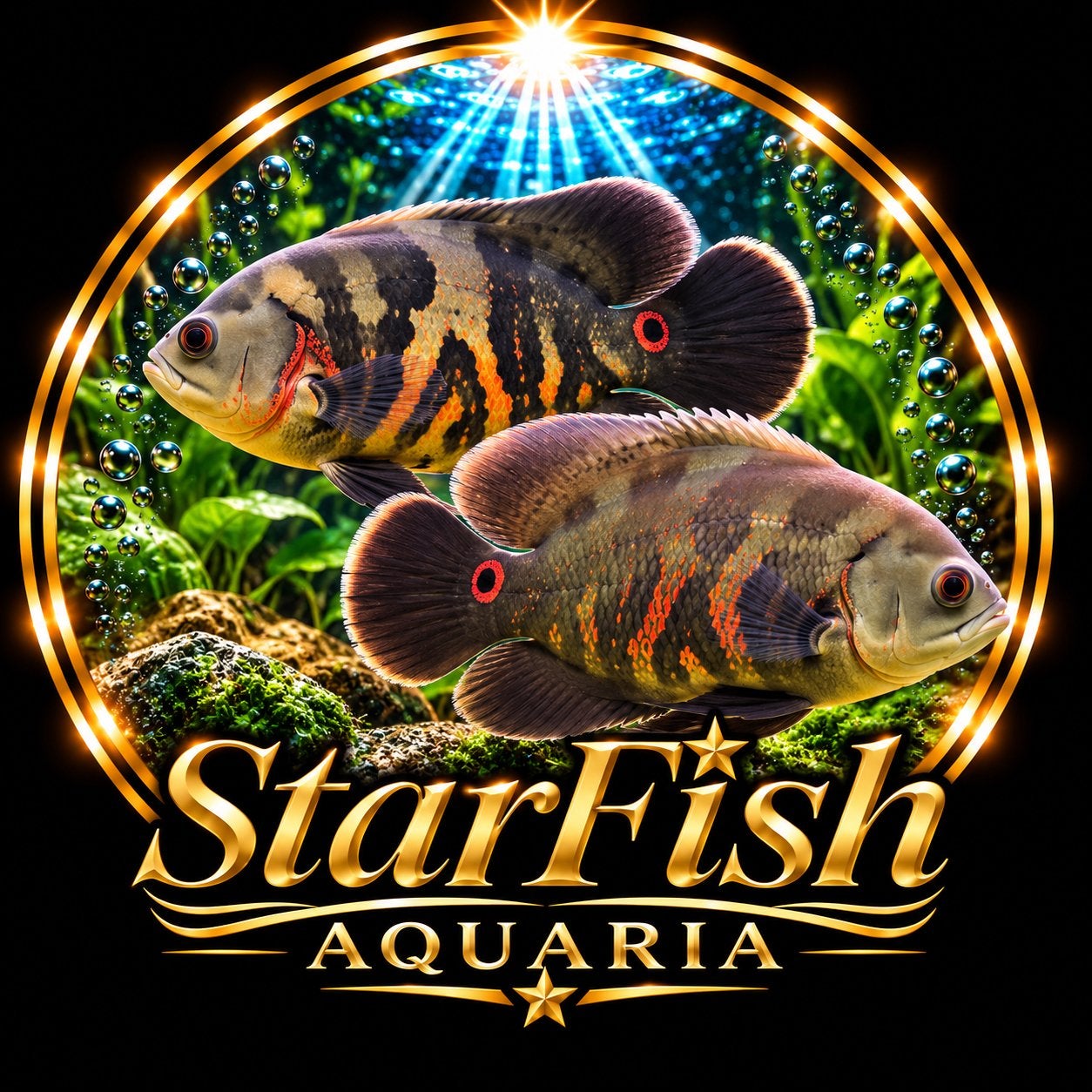 Astronotus ocellatus 2st.