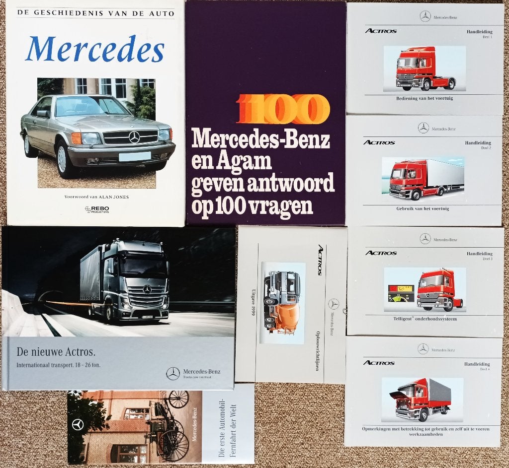 Te Koop aangeboden: Mercedes diverse info, Verzenden, Mercedes, Onbekend, Gelezen