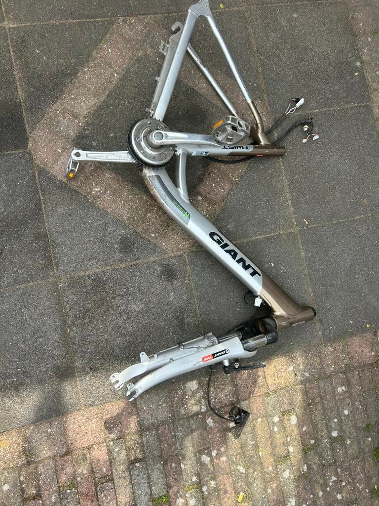 Voorvork Giant twist, Fietsen en Brommers, Fietsonderdelen, Ophalen, Zo goed als nieuw, Voorvork