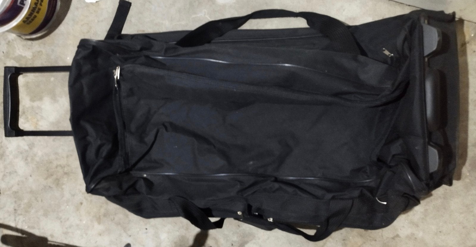 Zwarte reistas op wieltjes - Leonardo, Ophalen, Zwart, 80 cm of meer, Zo goed als nieuw