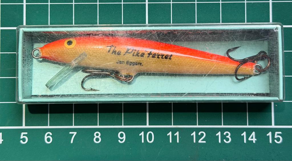 Rapala Jan Eggers the pike ferret plugje drijvend, Watersport en Boten, Ophalen of Verzenden, Zo goed als nieuw, Overige typen