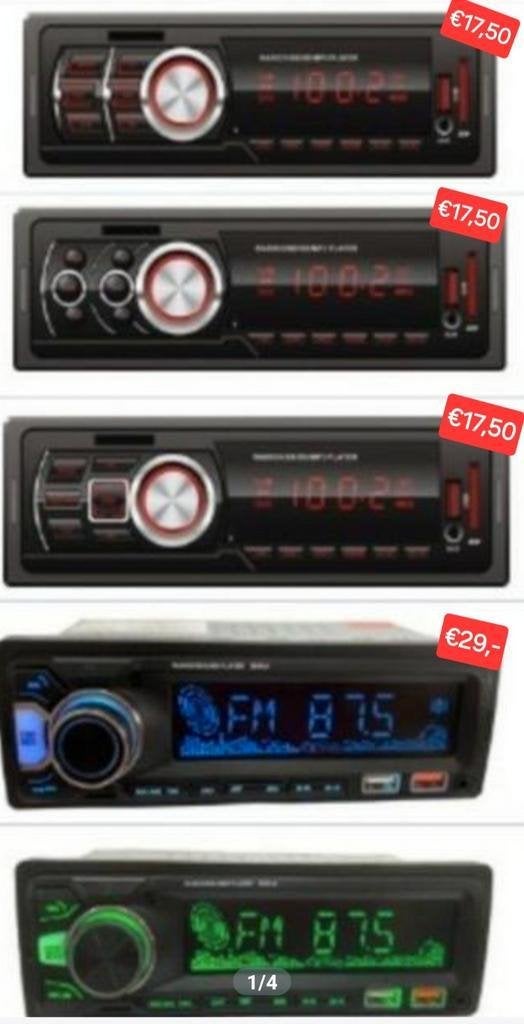 Aktie auto radio's van lakro, Niet ingevuld, Niet ingevuld, Nieuw, Ophalen of Verzenden