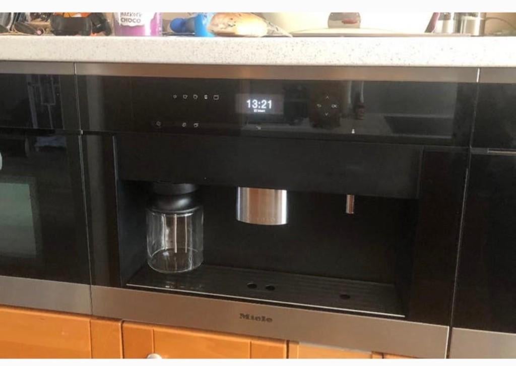 MOOIE INBOUW MIELE CVA6401 koffiemachine espresso macchiato, Ophalen, 10 kopjes of meer, Koffiemachine, Zo goed als nieuw