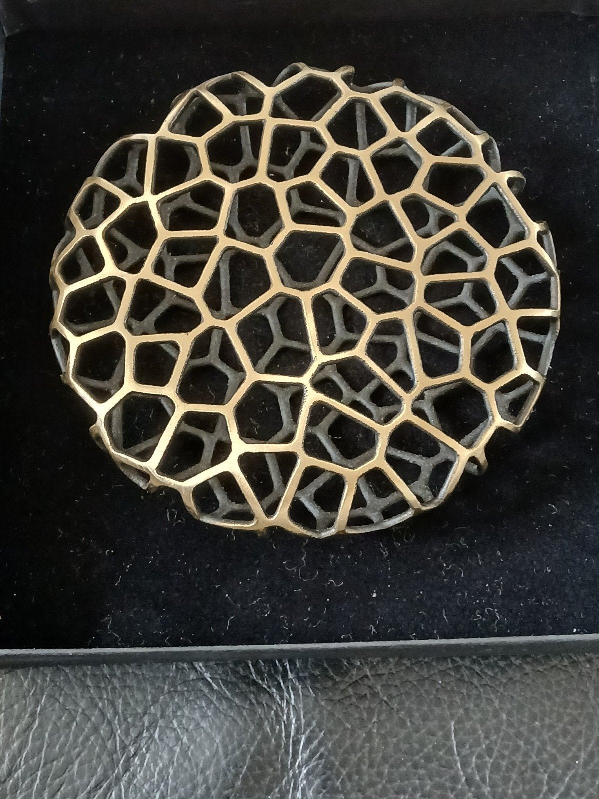 Design object Willem Noyons., Goud, Gemerkt, Object, Ophalen of Verzenden