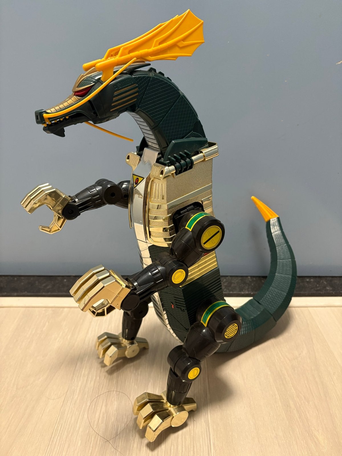 Vintage Power Rangers Dragonzord Serpentera Actiefiguur, Ophalen of Verzenden, Gebruikt