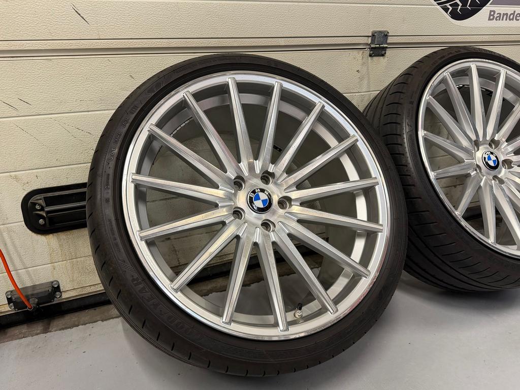 20inch BMW Barotelli Style Breedset Velgen! TMPS 5x112 G20 G, Gebruikt, -, -, Banden en Velgen