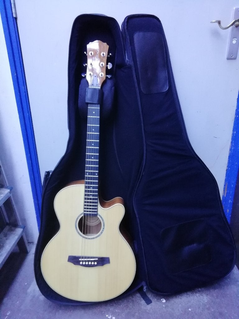 Fretlight FG-529 Pro Acoustic-Electric oefengitaar, Ophalen, Zo goed als nieuw, Overige typen, Met koffer