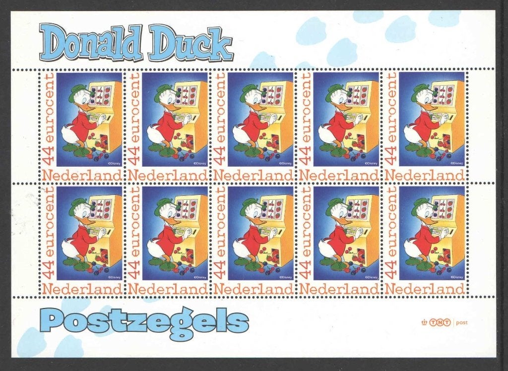 Postzegels Donald Duck, Ontdek Duckstad: Vel 6, Ophalen of Verzenden, Na 1940, Postfris