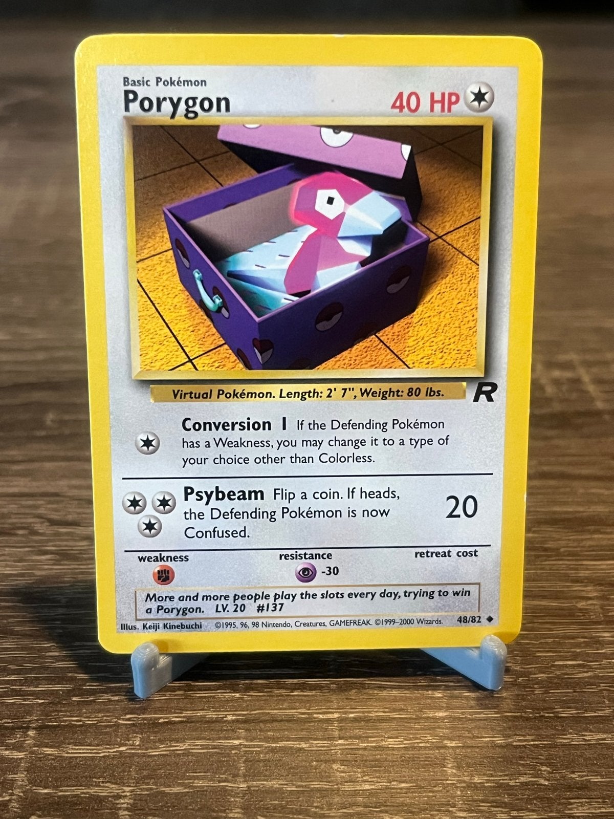 Porygon (48/82) - Team Rocket - EX, Ophalen of Verzenden, Zo goed als nieuw, Losse kaart