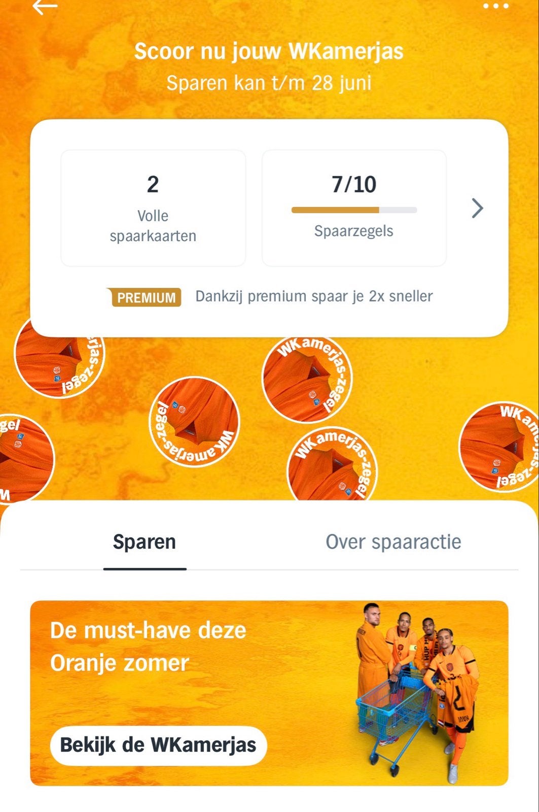 WKamerjas Spaarzegels  bieden, Ophalen of Verzenden, Winkel, Super of Benzinepomp, Zegels, Bonnen of Punten